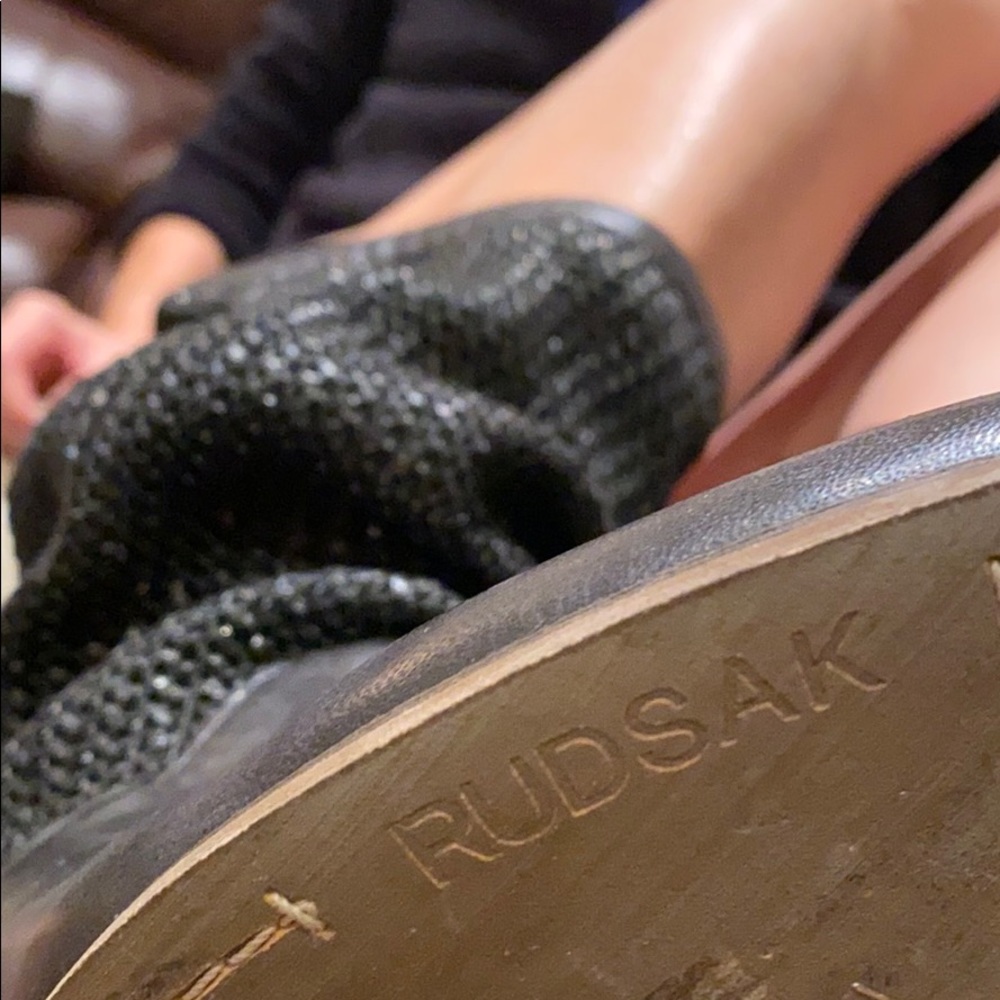 Rudsak brand new black leather boot size 40